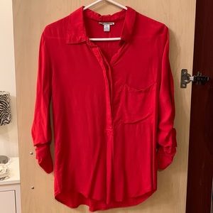 Dalia Collection Red Blouse